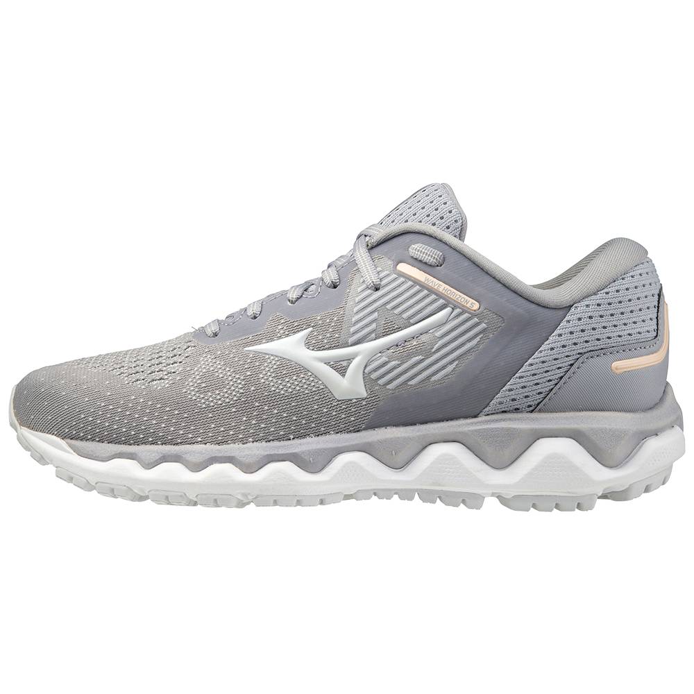 Mizuno Women's Wave Horizon 5 Running Shoes Silver/Blue (411305-XCV)